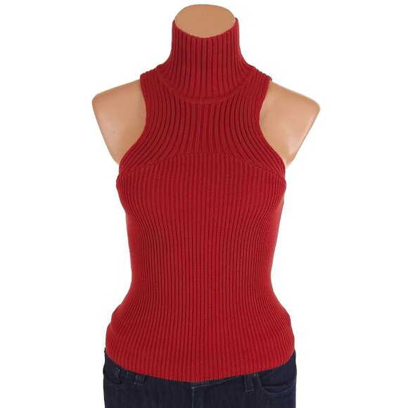 Danielle Guizio Red Tank Top - Picture 2 of 12